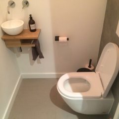Toilet met Beton Ciré