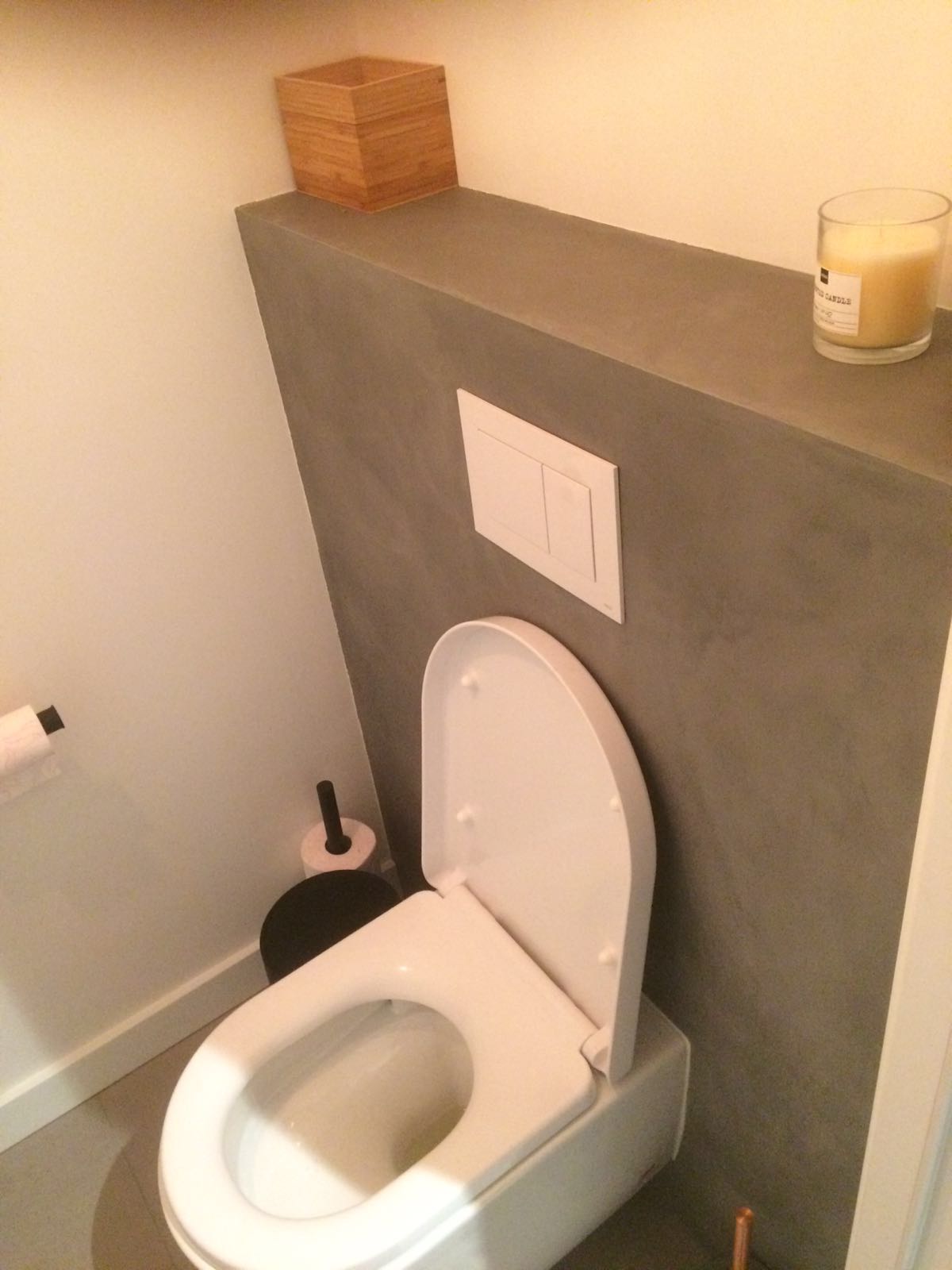 Beste Toilet met Beton Ciré - Aannemersbedrijf Visser FX-99